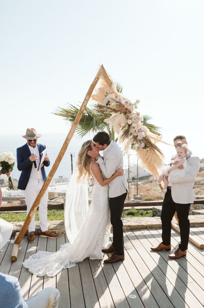 destination Greek island wedding