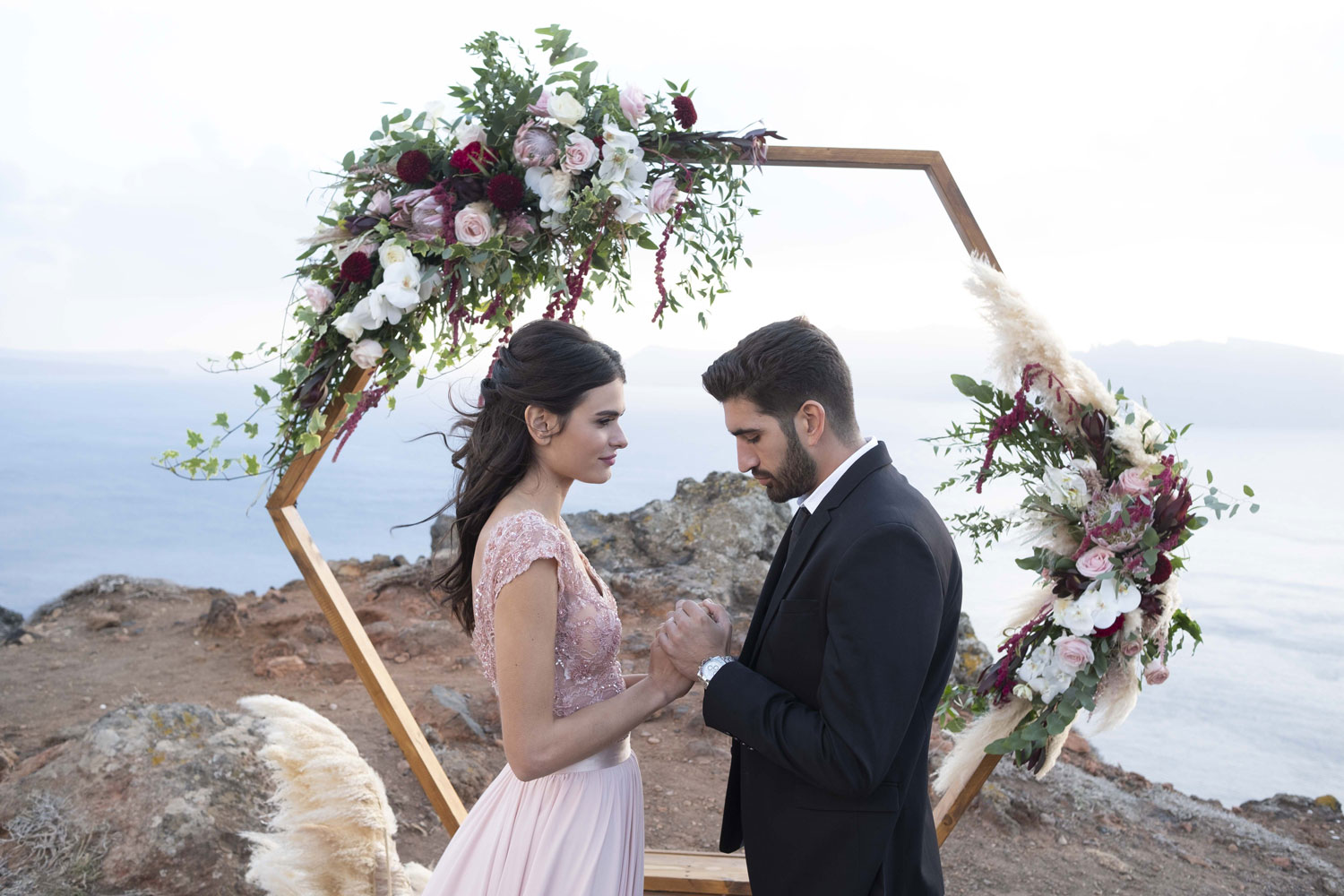 wedding stories in Santorini