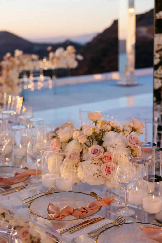 glamourous wedding santorini greece jpg 16
