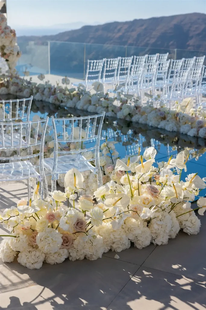 glamourous wedding santorini greece jpg 3