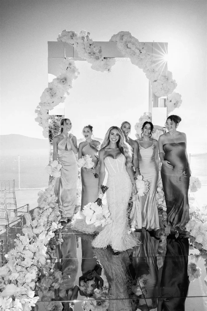 glamourous wedding santorini greece jpg 9