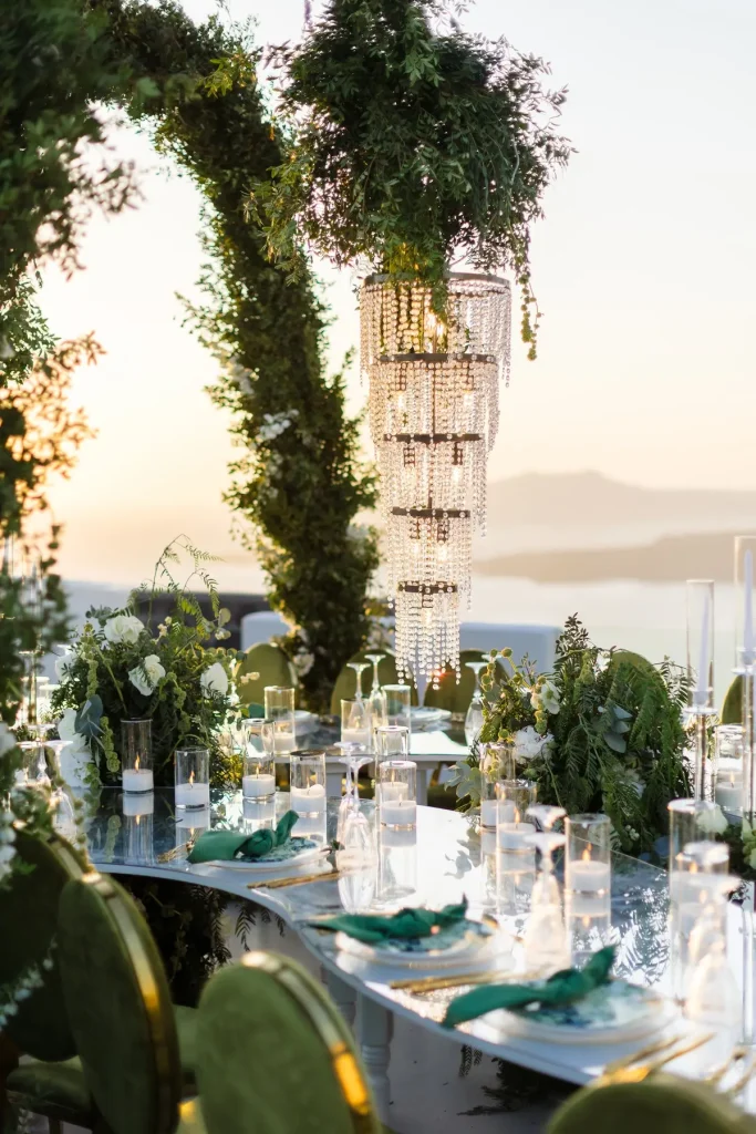 green theme samesex wedding santorini greece jpg 12