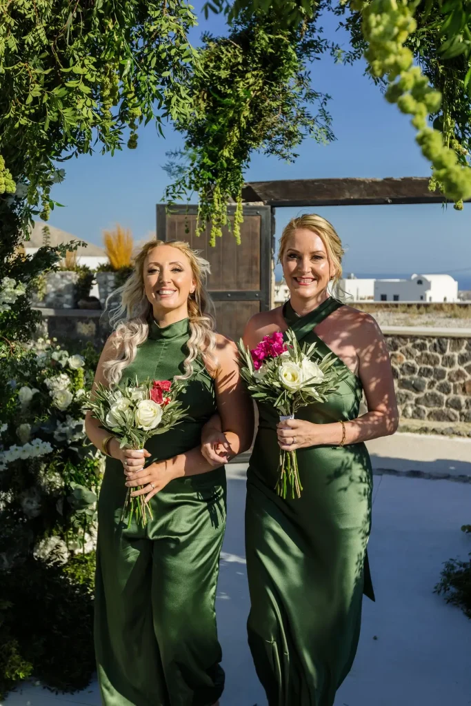 green theme samesex wedding santorini greece jpg 5
