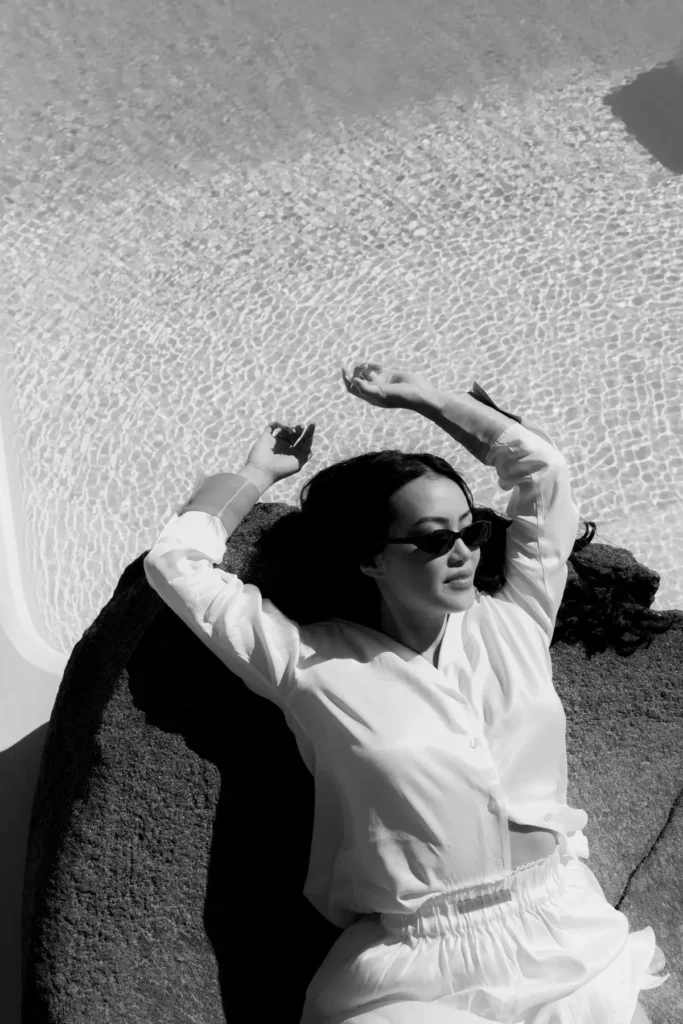 chic elegant wedding santorini greece jpg