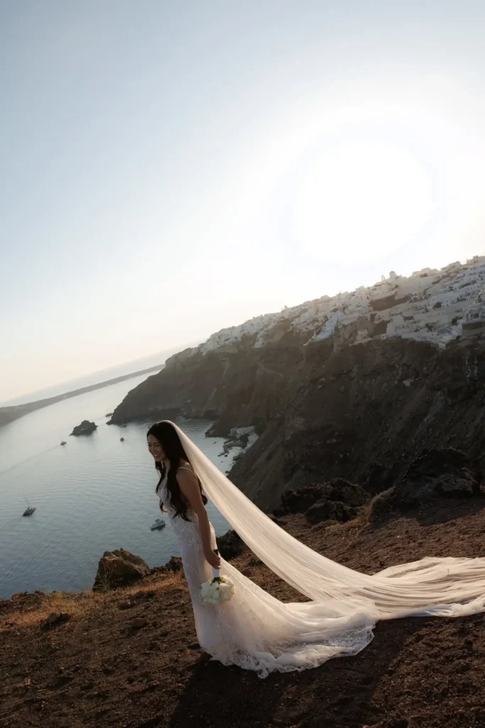 chic elegant wedding santorini greece jpg 10
