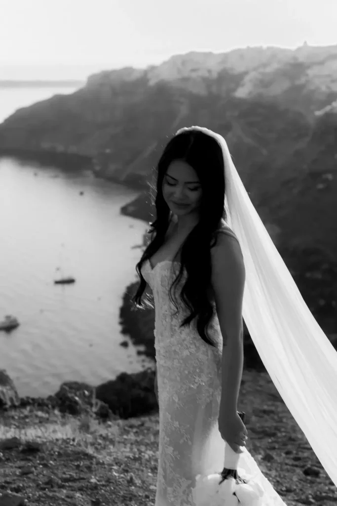 chic elegant wedding santorini greece jpg 11