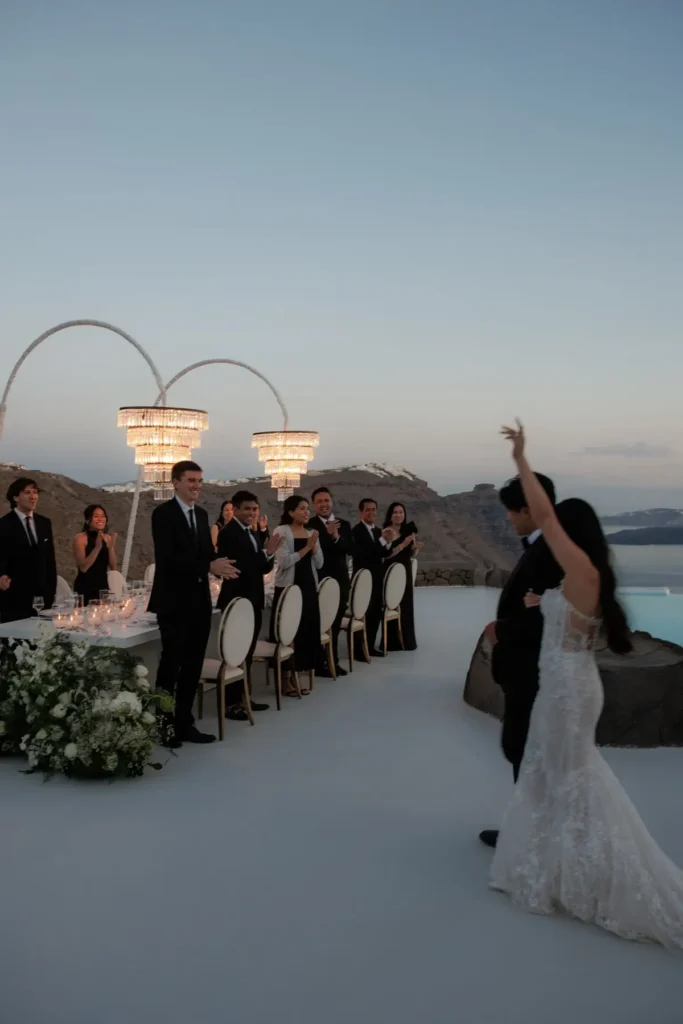 chic elegant wedding santorini greece jpg 16
